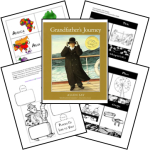 grandfather's journey coloring sheets