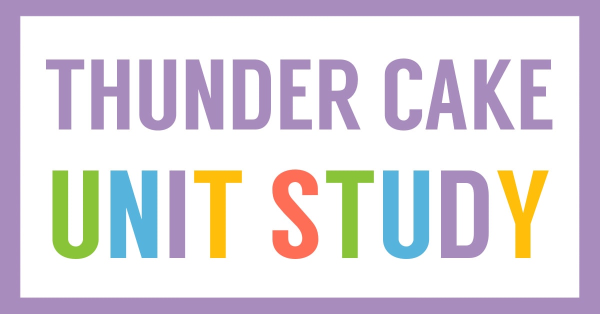 Thunder Cake Student Workbook | Teaching Resources