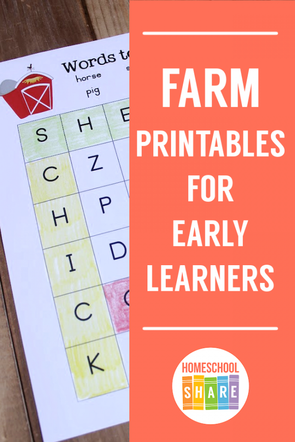 Farm Animals Printables Homeschool Share