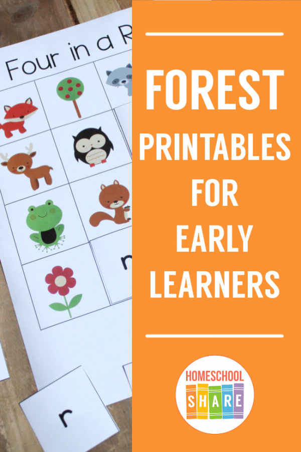 Forest Animals Printables Homeschool Share