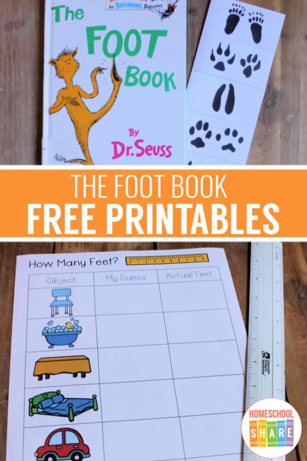 The Foot Book Printables and Activities Homeschool Share