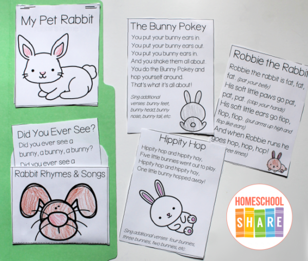 Rabbit Preschool Activities - Homeschool Share