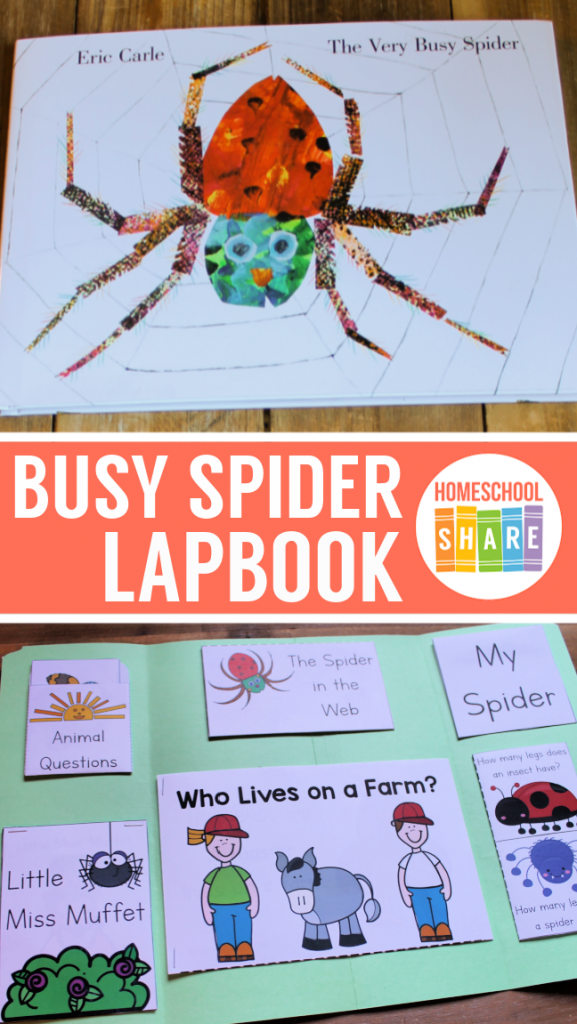 the very busy spider literacy planning