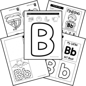 Letter B Alphabet Lapbook - Homeschool Share