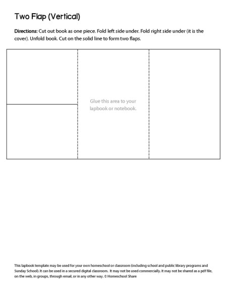 biography lapbook template free