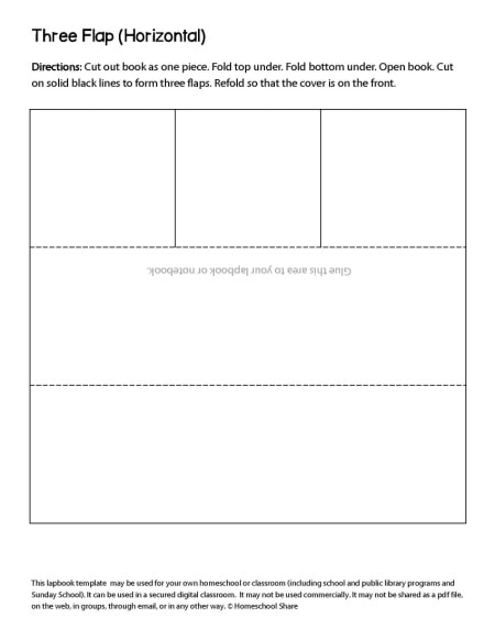 biography lapbook template free