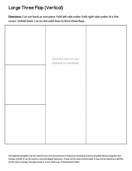 biography lapbook template free