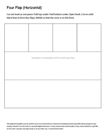 biography lapbook template free