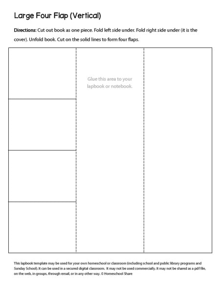 biography lapbook template free