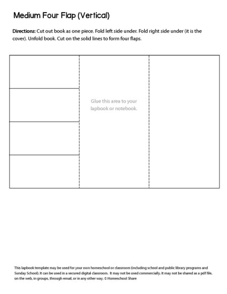 biography lapbook template free