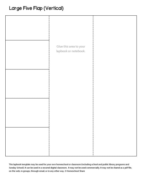 biography lapbook template free