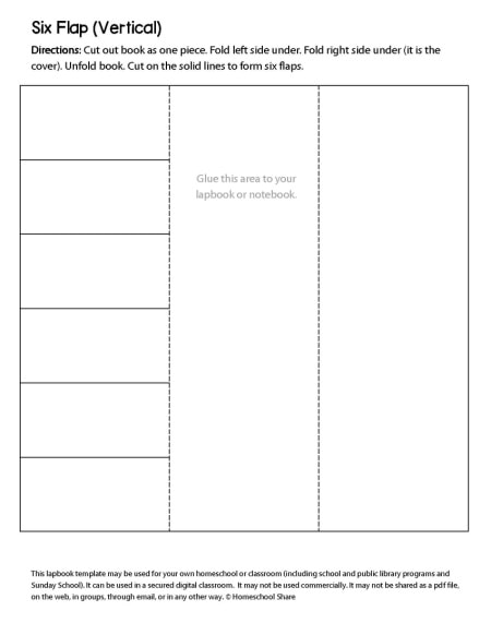 biography lapbook template free