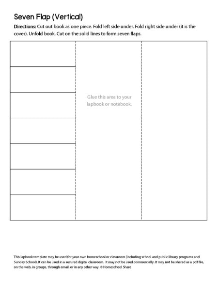 biography lapbook template free