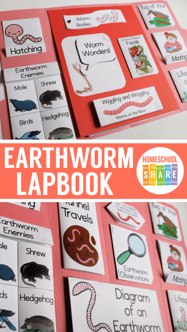 Earthworms Lapbook – Homeschool Share