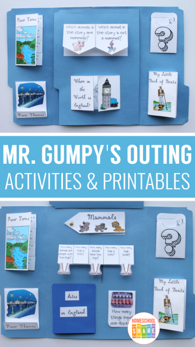 Free Mr. Gumpy's Outing Activities &amp; Printables - Homeschool Share