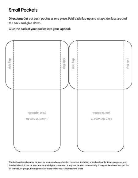 Library Pocket Template