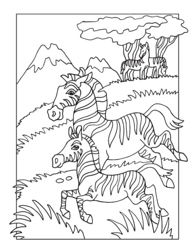 Download African Animals Coloring Pages Homeschool Share