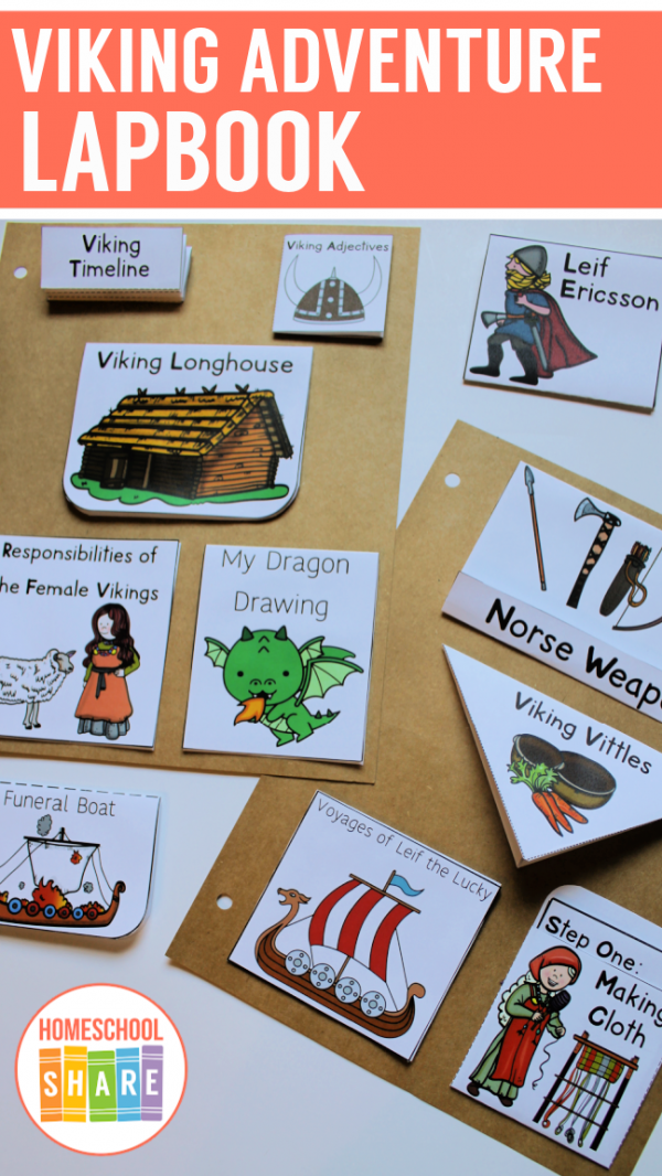 Viking Adventure Unit Study &amp; Lapbook - Homeschool Share