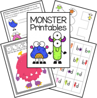 Monster Math Mat - Homeschool Share