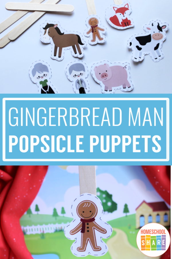 Gingerbread Man Popsicle Puppets Homeschool Share