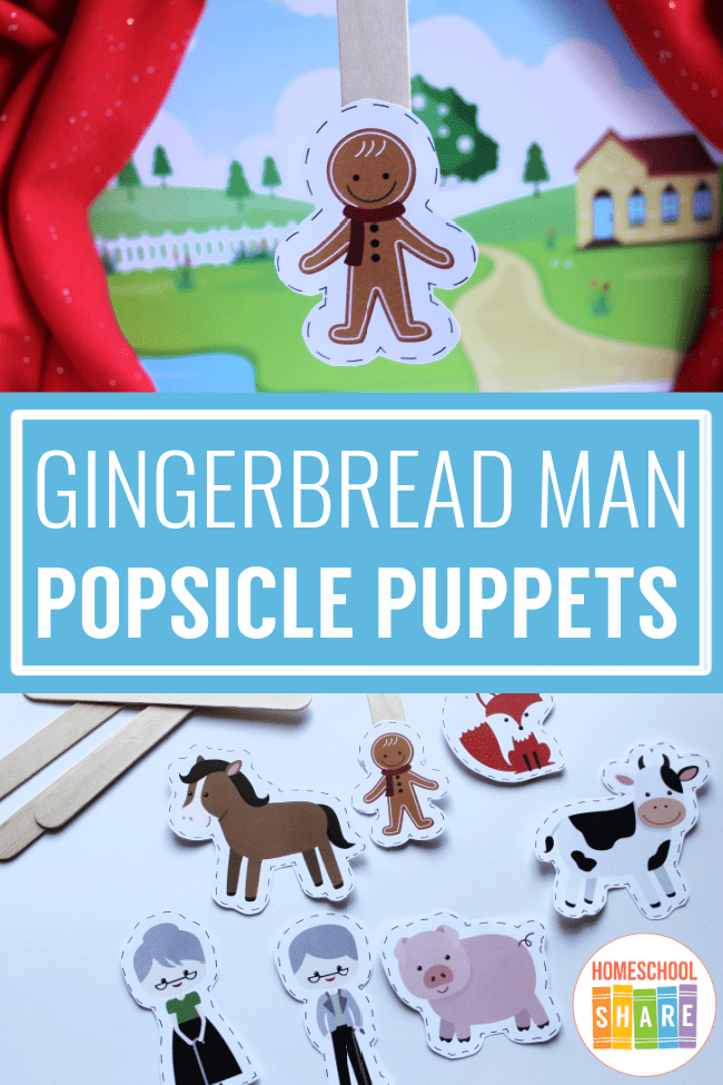 Puppets Free Printable Gingerbread Man Story Characters Printable