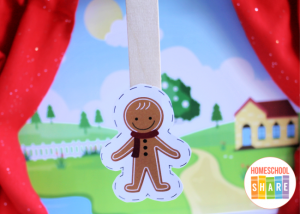 Gingerbread Man Popsicle Puppets - Homeschool Share