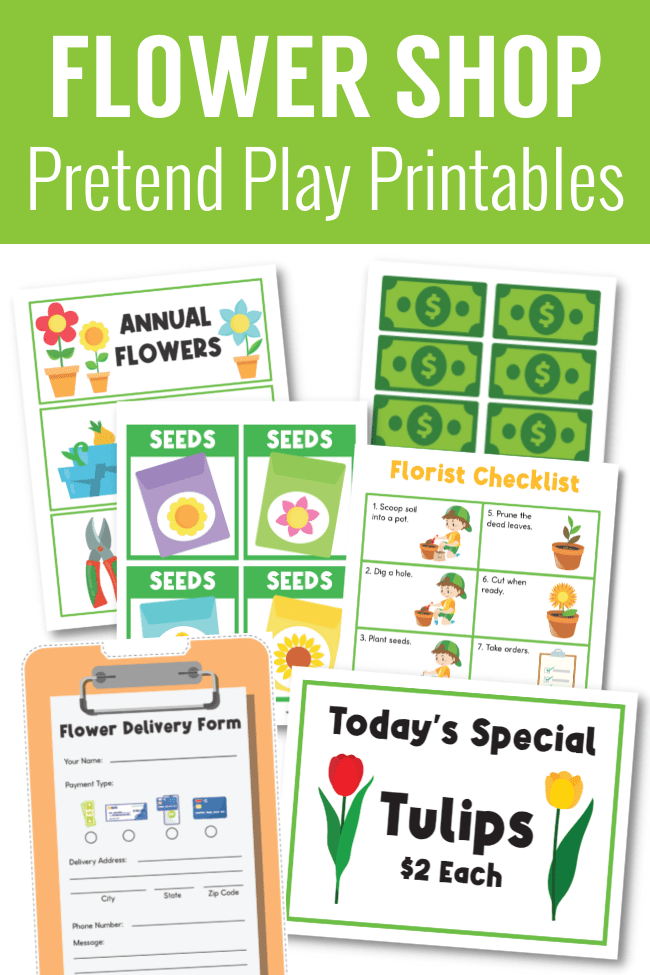 Flower Shop Dramatic Play Printables In ENGLISH Lupon gov ph