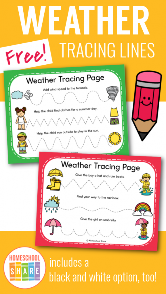 Free Weather Playdough Mats - Homeschool Share