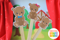 Free Goldilocks and the Three Bears Puppets Printable - Homeschool Share