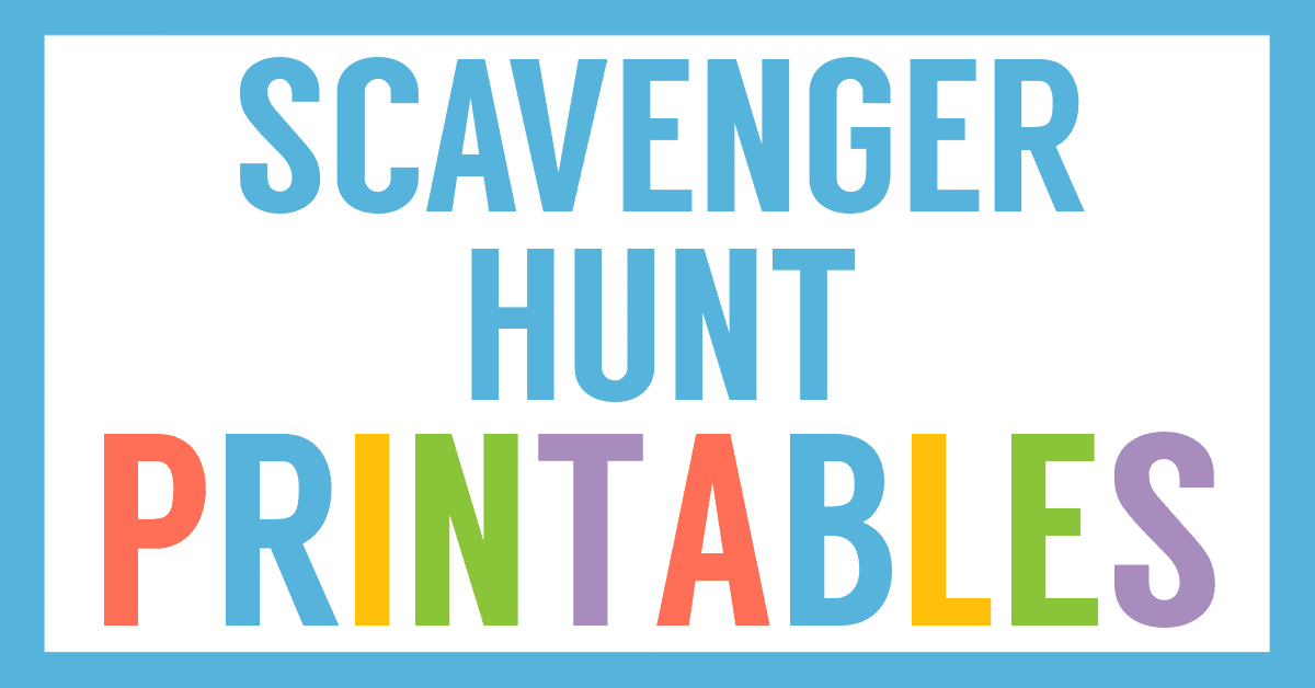 Free Printable Scavenger Hunts for Kids Homeschool Share
