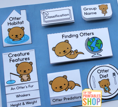 Otter Lapbook - Homeschool Share