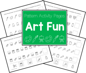 Free Art Pattern Worksheets for Preschool - Homeschool Share