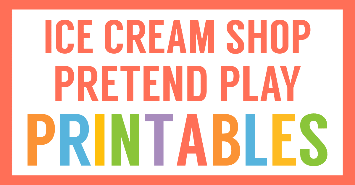 Ice Cream Parlor Dramatic Play