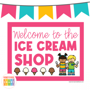 Ice Cream Shop Dramatic Play - Homeschool Share