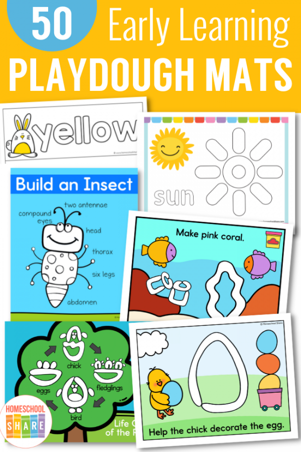 Free Printable Playdough Mats - Printable Playdough Mats 600x900 