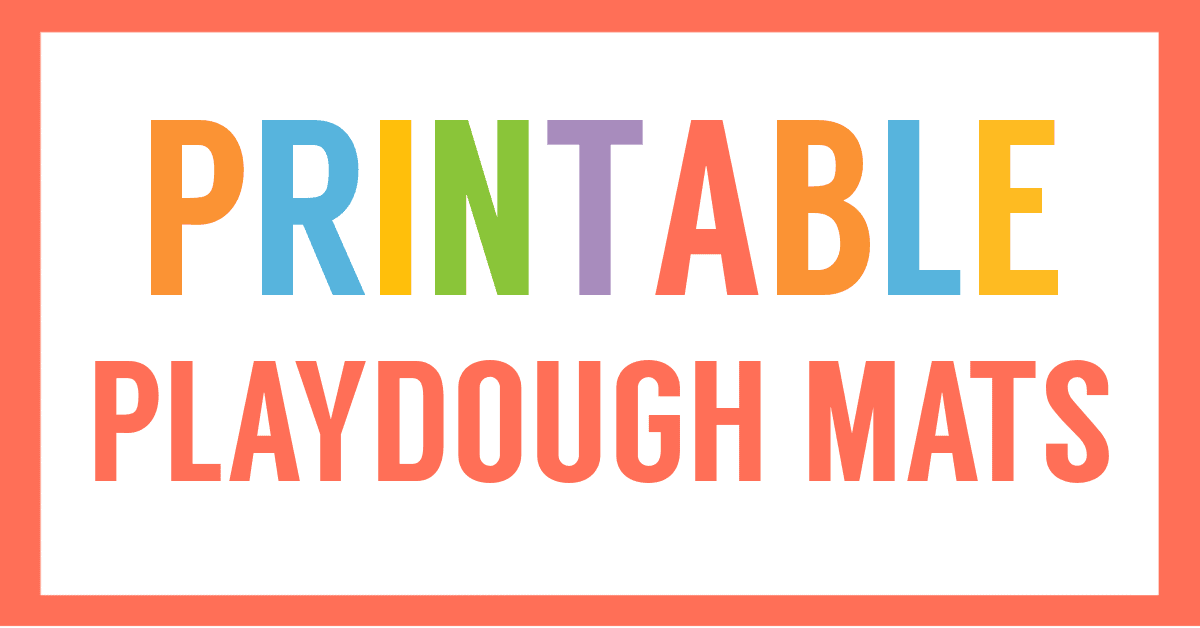 FREE Printable Football Playdough Mats for Toddlers - My Bored Toddler