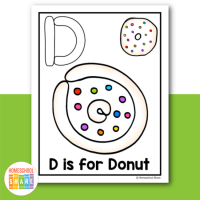If You Give a Dog a Donut ABC Playdough Mats - Homeschool Share