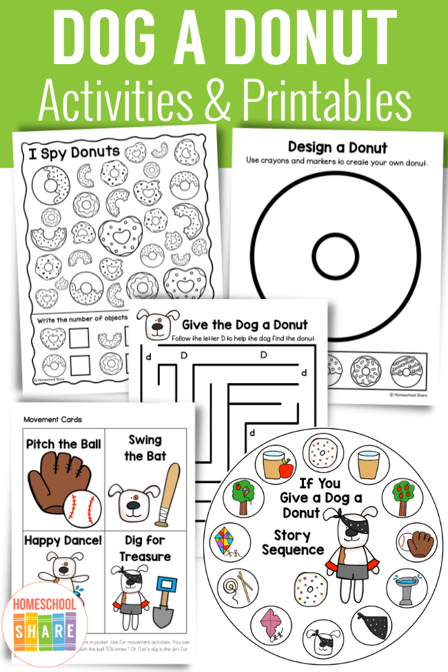 If You Give A Dog A Donut Activities Homeschool Share