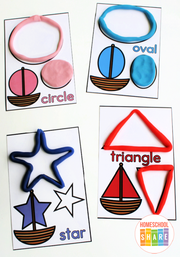 Boat Shape Playdough Mats Homeschool Share