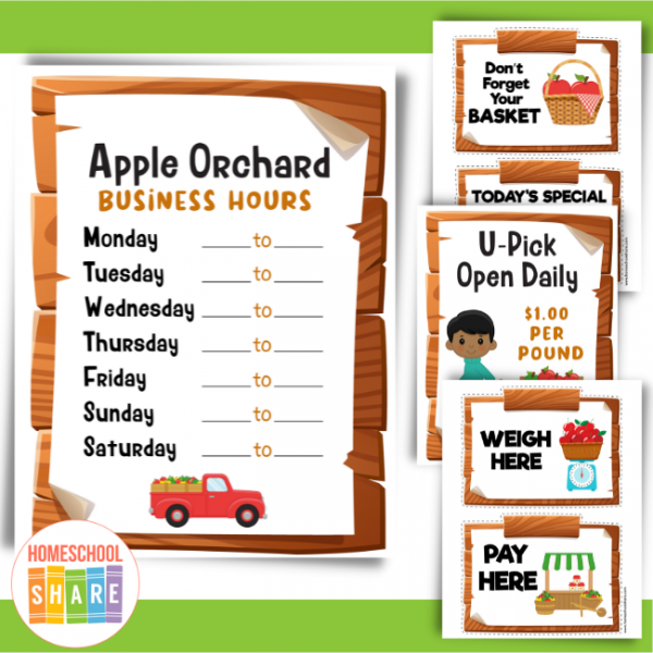 Apple Orchard Dramatic Play Homeschool Share Apple Orchard Dramatic Play Homeschool Share