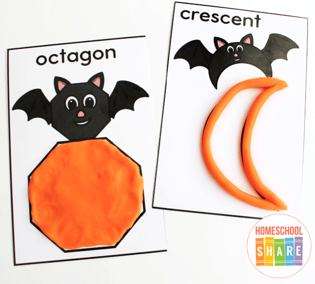 Bat Playdough Mat (Free Printable) - Special Learning House