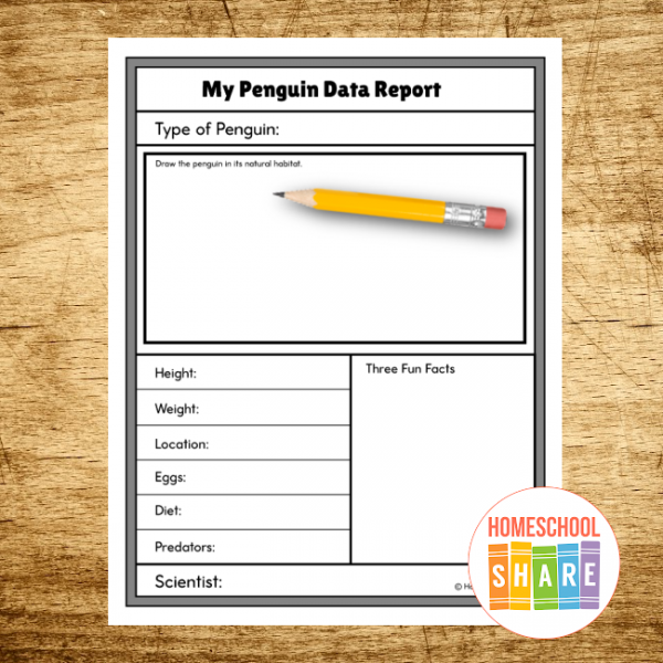 Penguin Worksheets (free printables!) - Homeschool Share